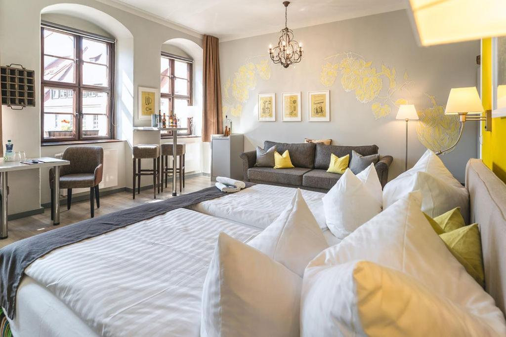 Pirnscher Hof - Hotel Garni Pirna Ngoại thất bức ảnh